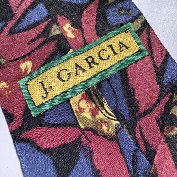 J Garcia 100% Silk Tie ( rn 62830) 58L 3.75W - Picture 2 of 4